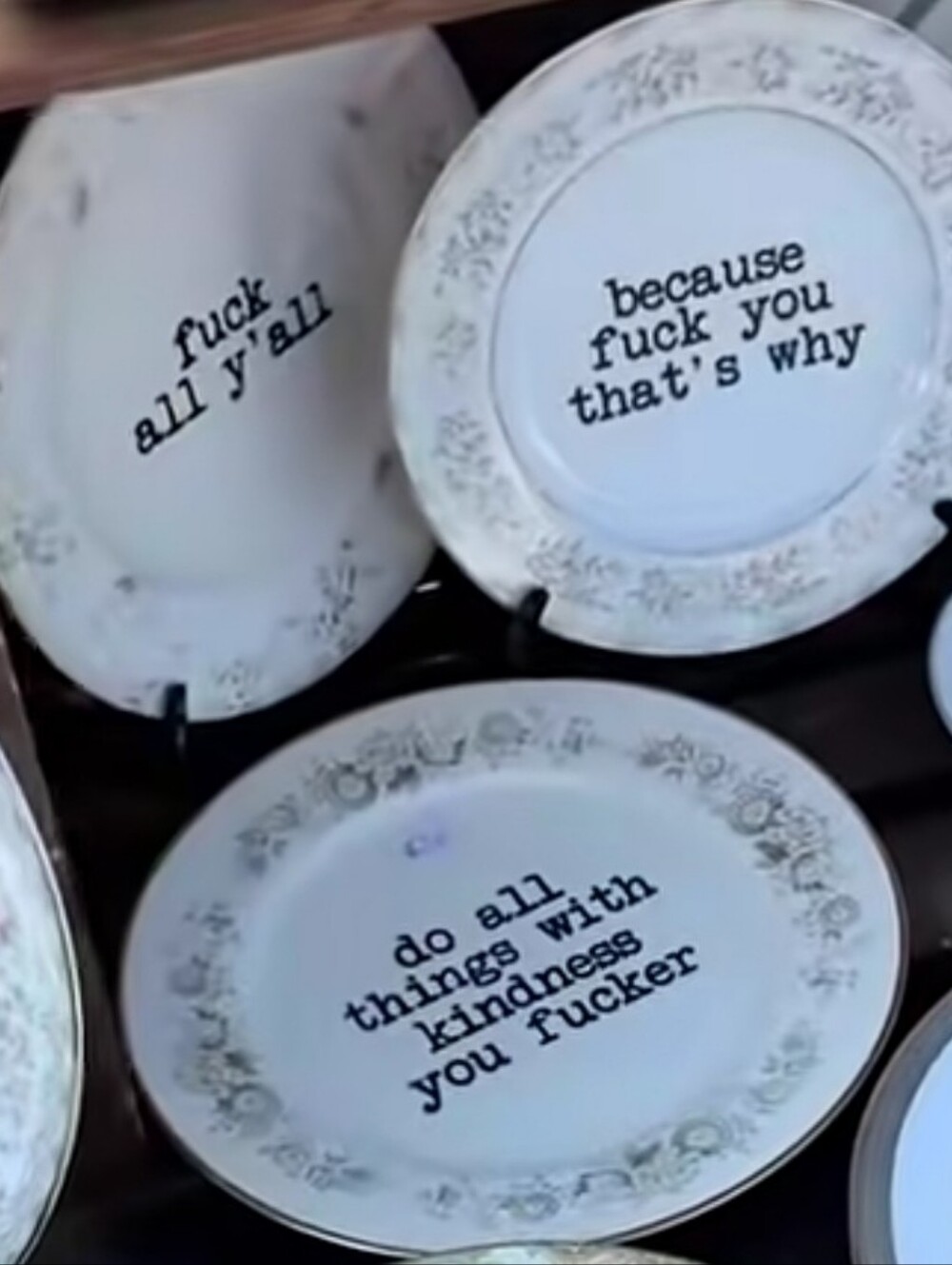 Custom Naughty Porcelain Plate | Personalized Vintage Plate | One of a Kind